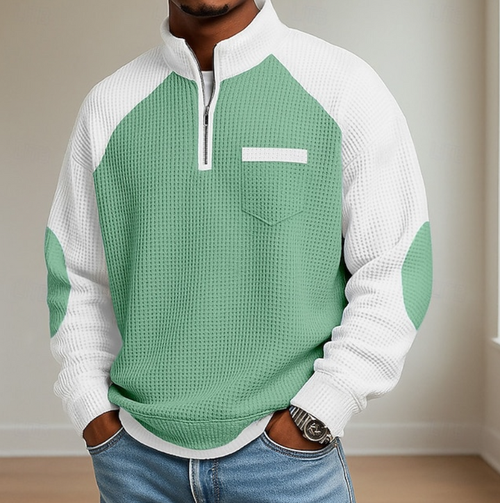 Nathan | Hverdags Half-Zip Genser