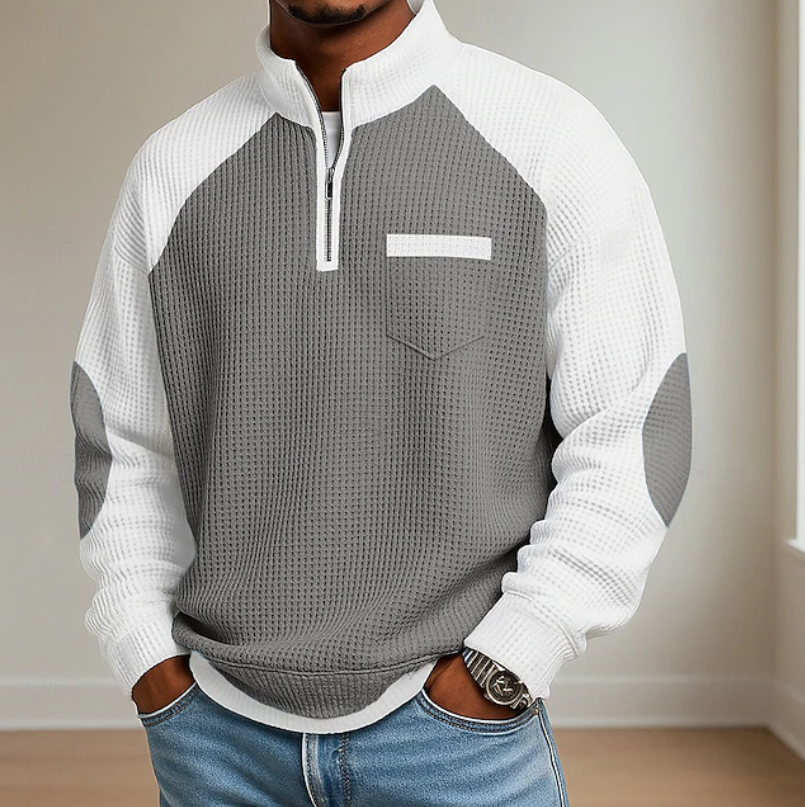 Nathan | Hverdags Half-Zip Genser