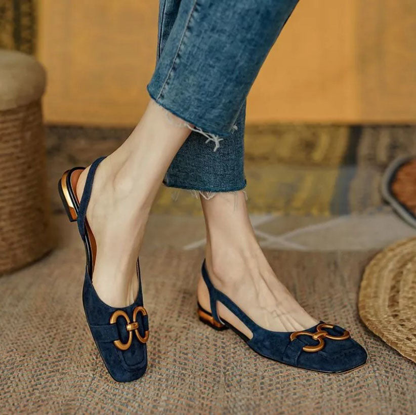 Anna | Komfort Slingback Flat