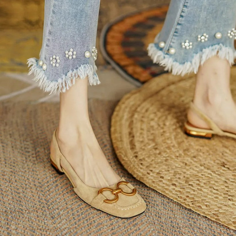 Anna | Komfort Slingback Flat