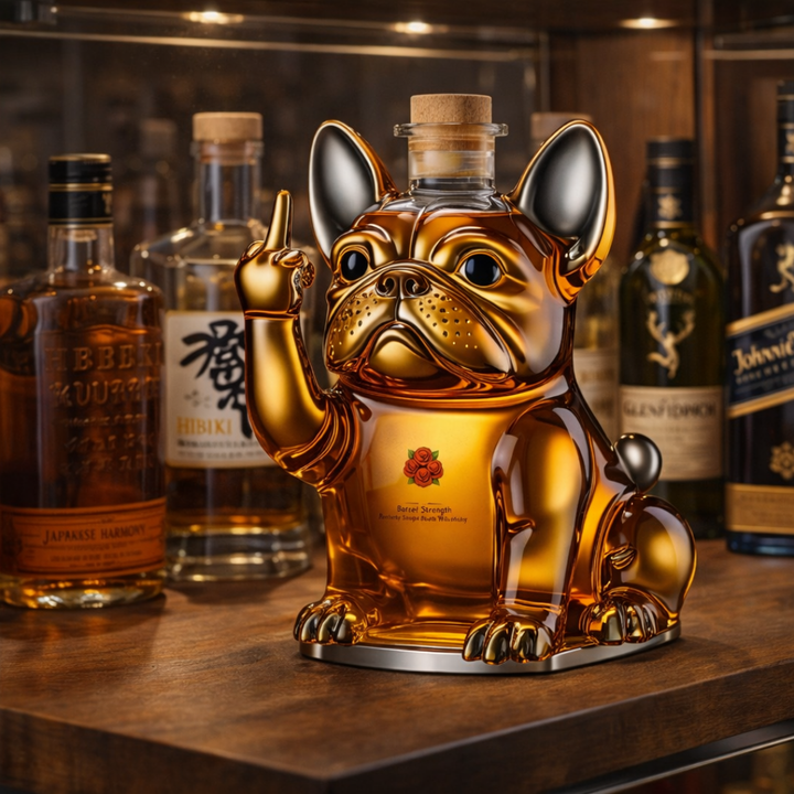 Dean | Whiskeyflaske Hundedesign