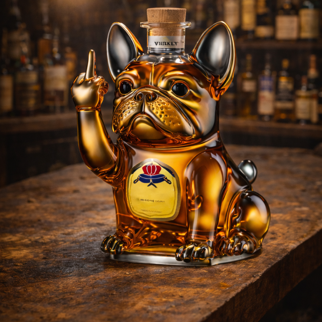 Dean | Whiskeyflaske Hundedesign