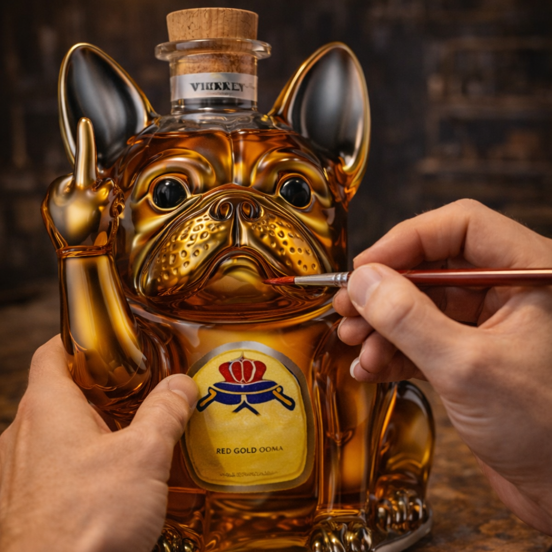 Dean | Whiskeyflaske Hundedesign