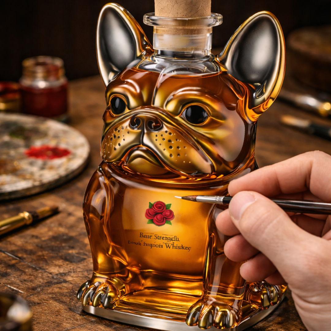 Dean | Whiskeyflaske Hundedesign