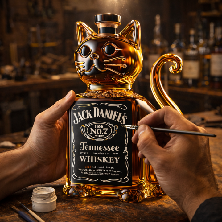 Randy | Whiskeyflaske Katt Design