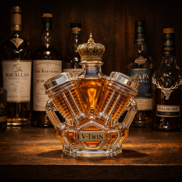 Wayne | Whiskeyflaske V-Twin Design