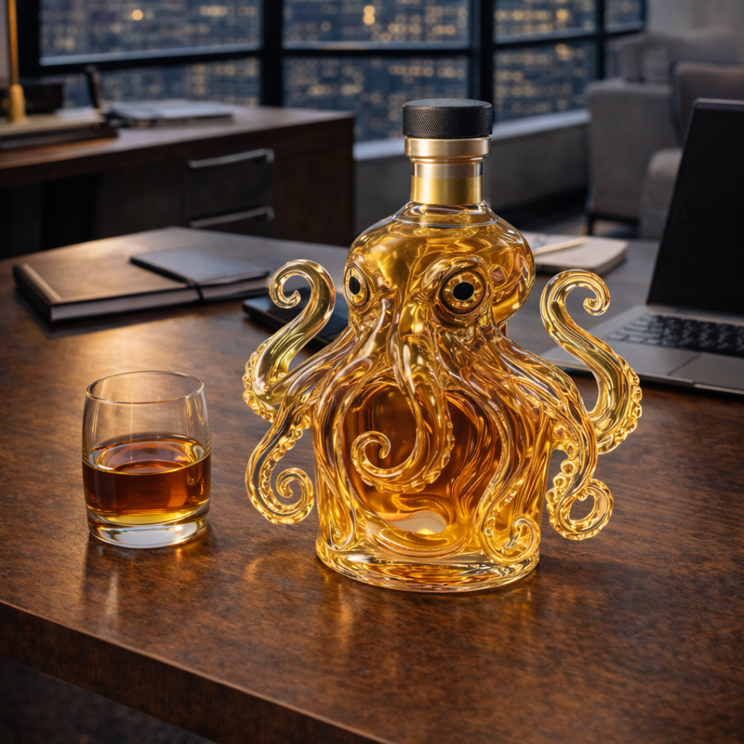 Dale | Whiskeyflaske med blekksprutdesign