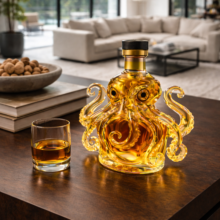 Dale | Whiskeyflaske med blekksprutdesign