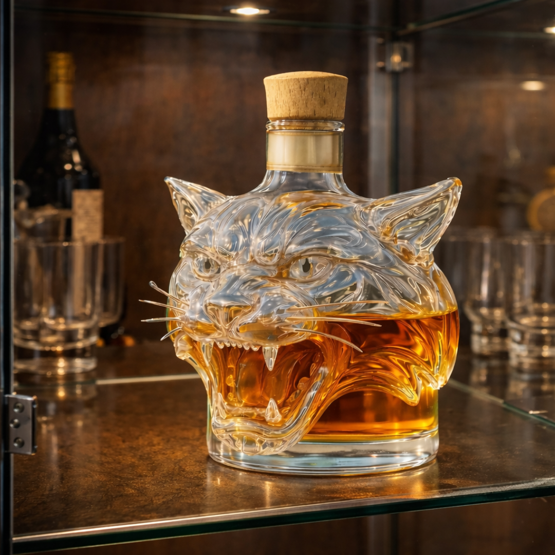 Joseph | Whiskeyflaske med tigerdesign