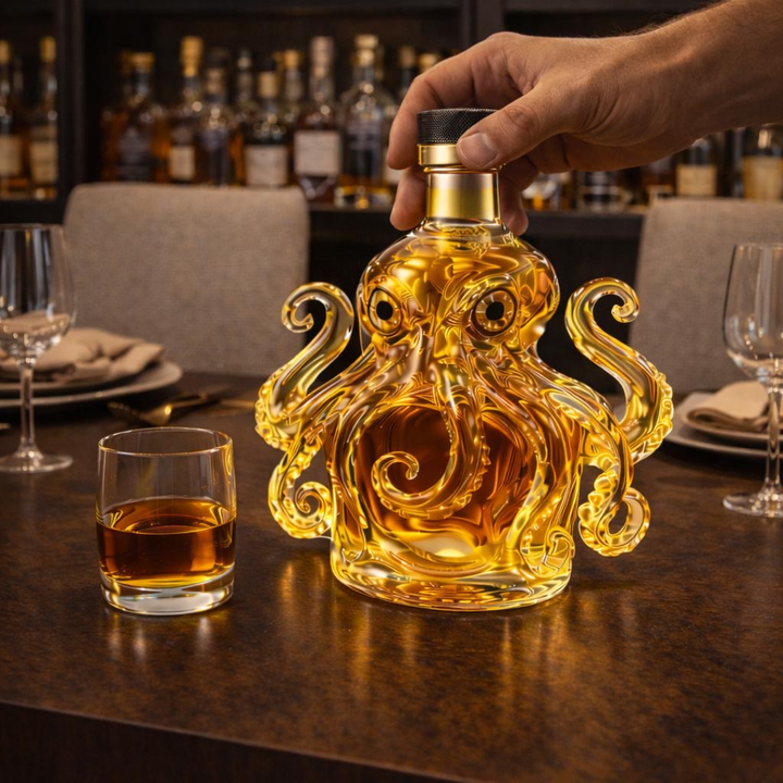 Dale | Whiskeyflaske med blekksprutdesign