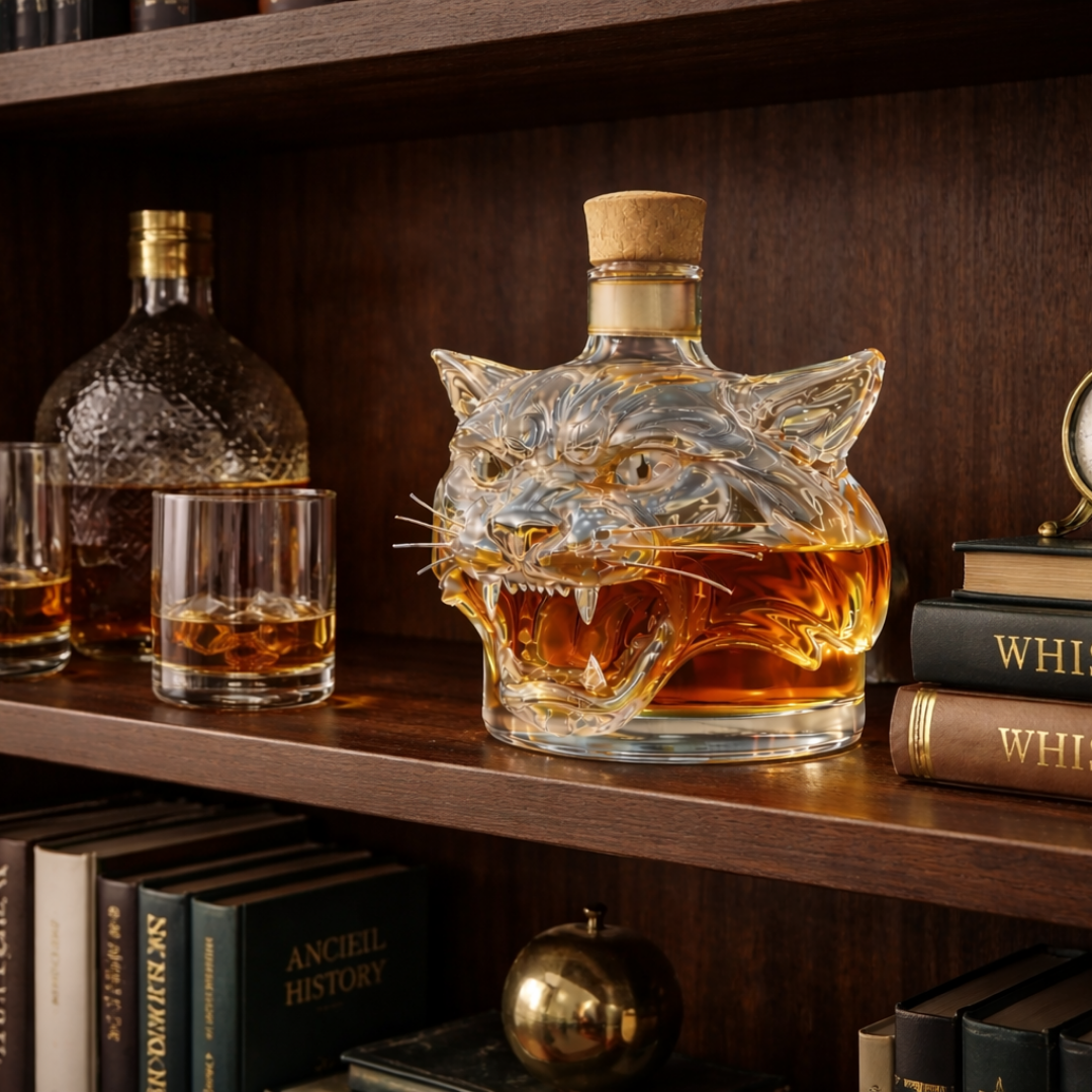 Joseph | Whiskeyflaske med tigerdesign