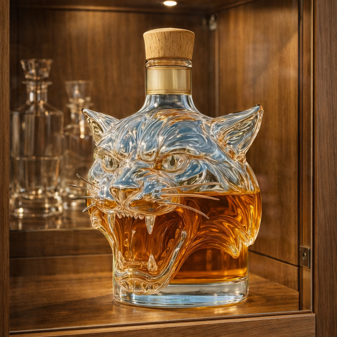 Joseph | Whiskeyflaske med tigerdesign
