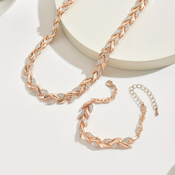 Marlene | Elegant halskjede- og armbåndsett