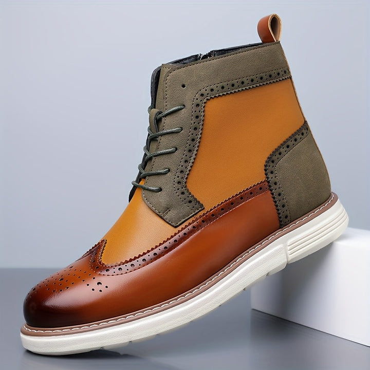 Lawrence | Raffinerte Wingtip Ankelstøvler
