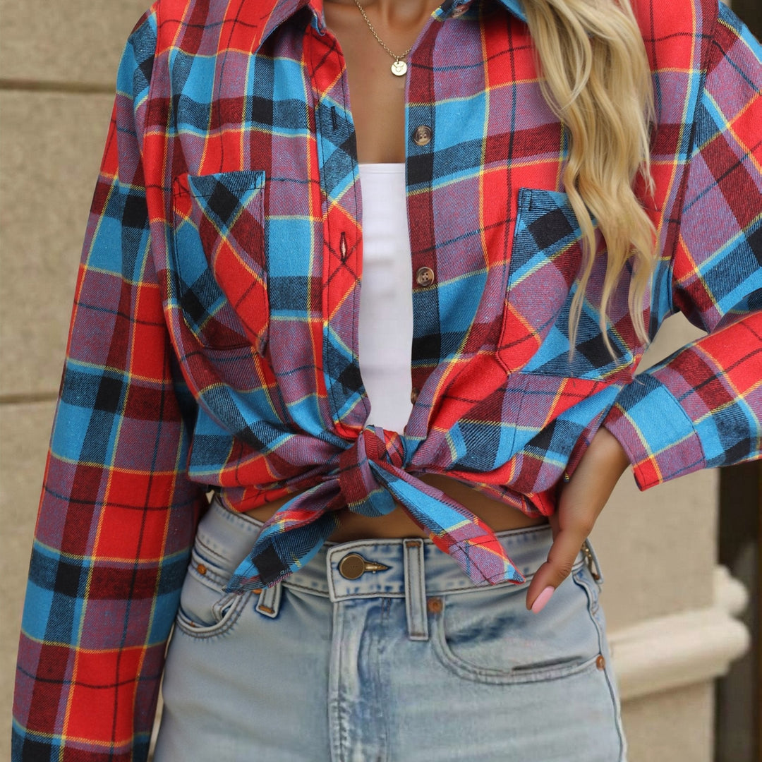 Everly | Casual Buffalo Check Skjorte