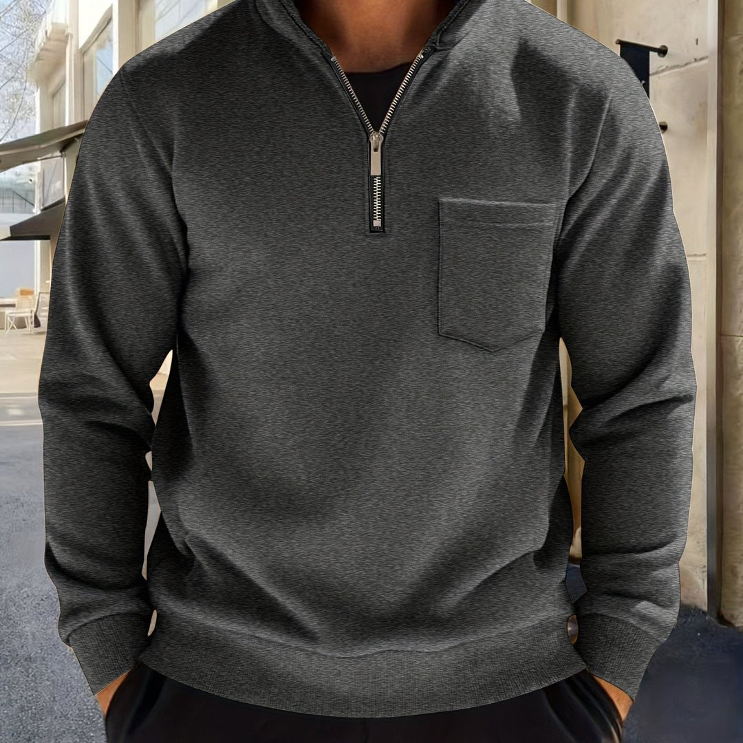 Calvin | Forfinet Half-Zip Genser