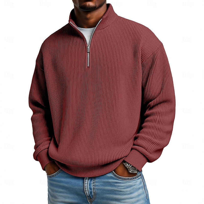 Harlan | Ribbet Quarter-Zip Genser