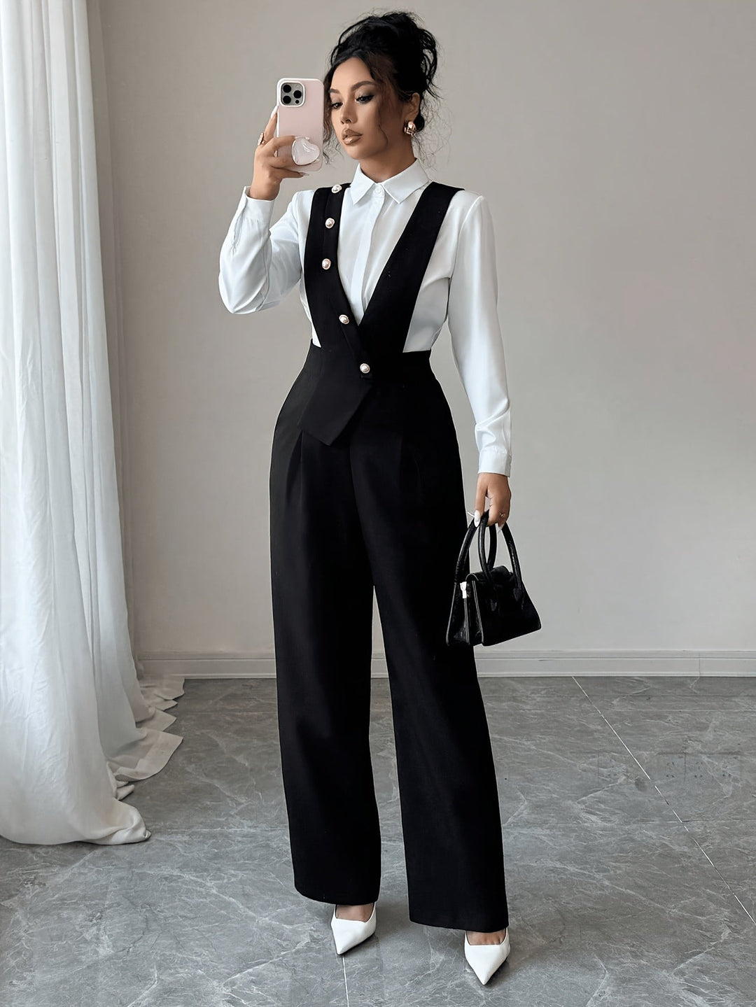 Coralie | Skreddersydd jumpsuit med vide ben
