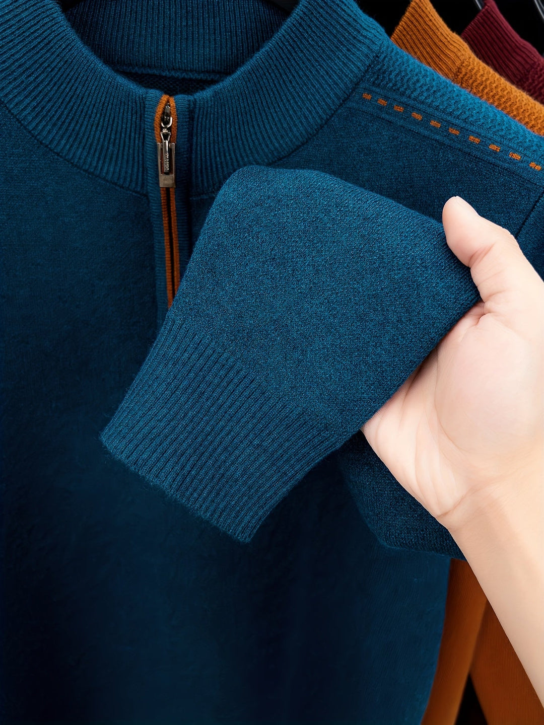 Nathan Half-Zip Genser med Høy Hals