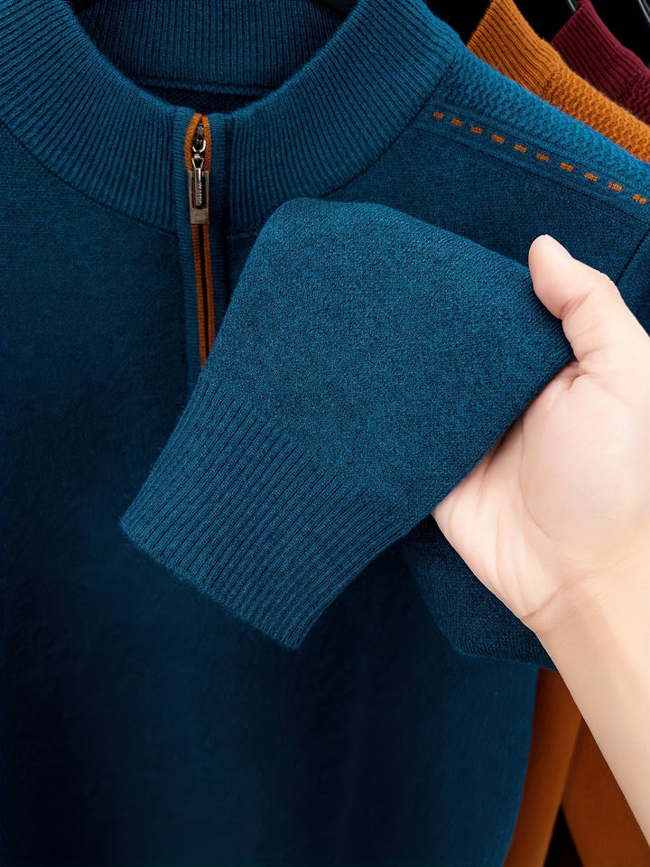 Nathan Half-Zip Genser med Høy Hals