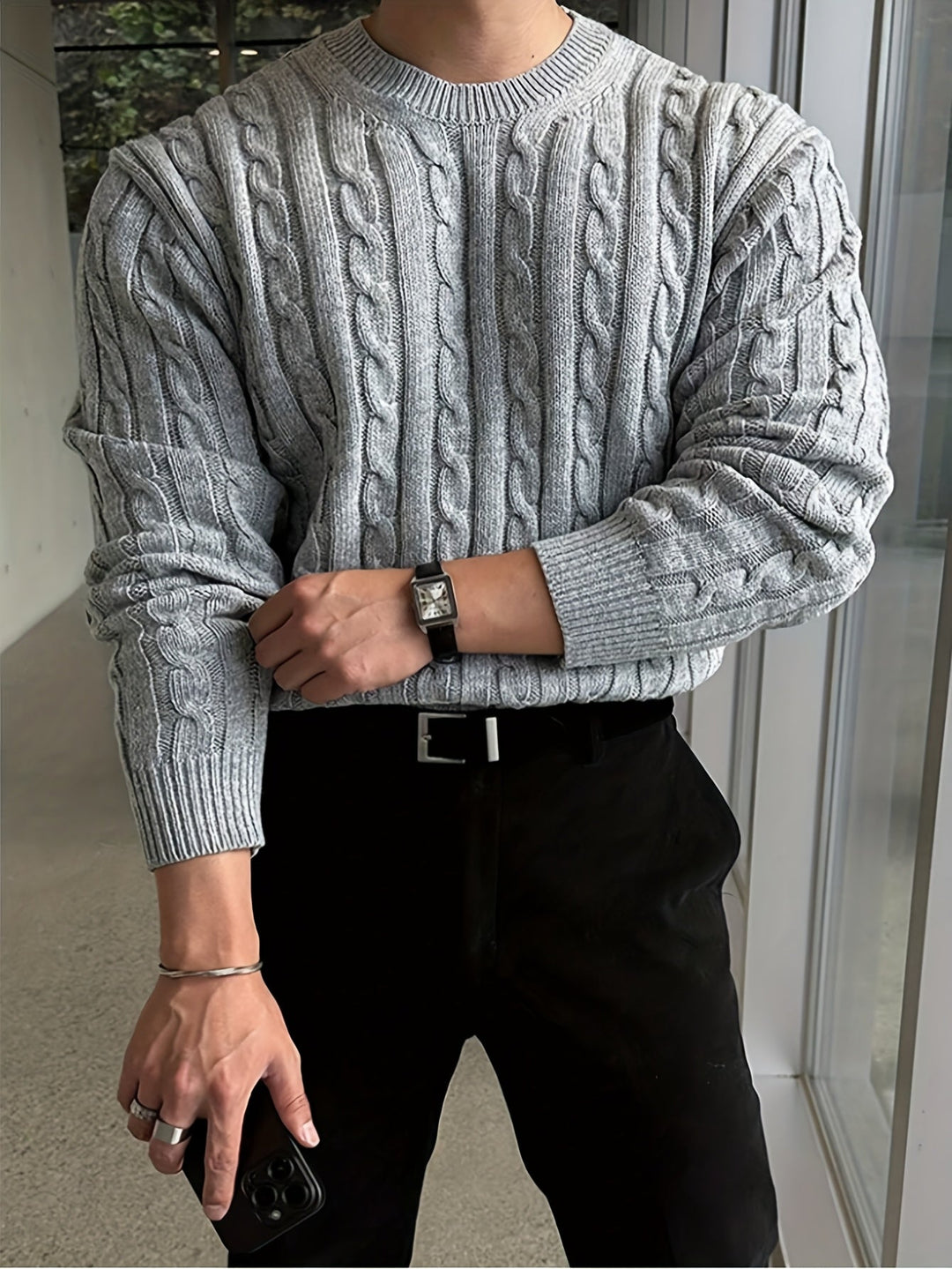 Preston | Vridd Kabelgenser Pullover