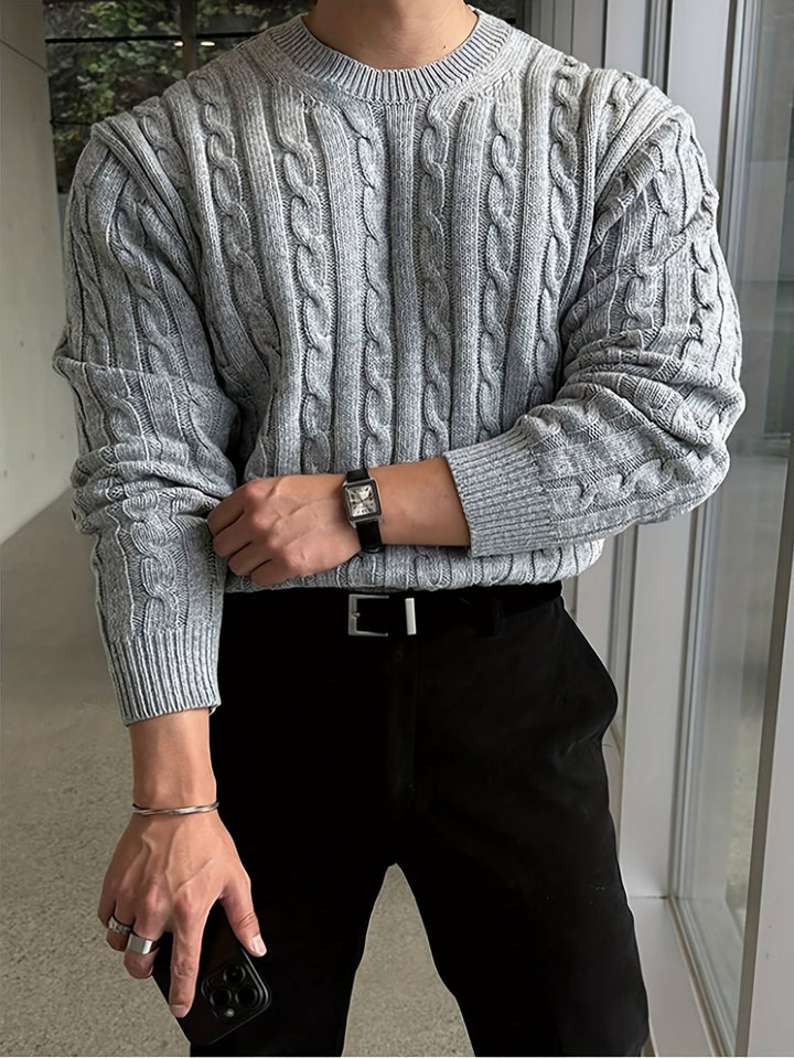 Preston | Vridd Kabelgenser Pullover