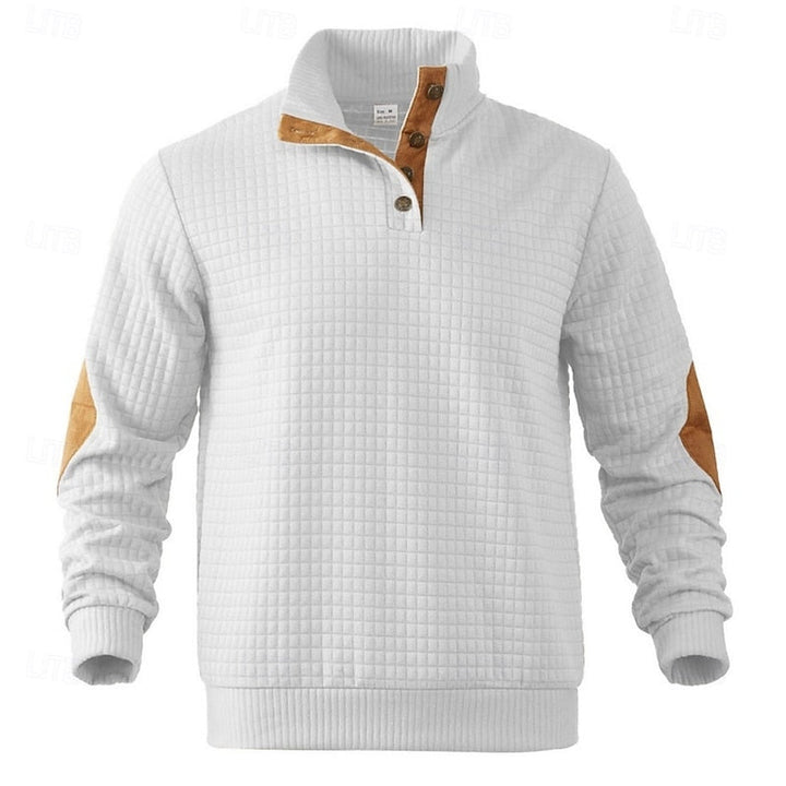 Garrett | Strukturert pullover med ståkrage