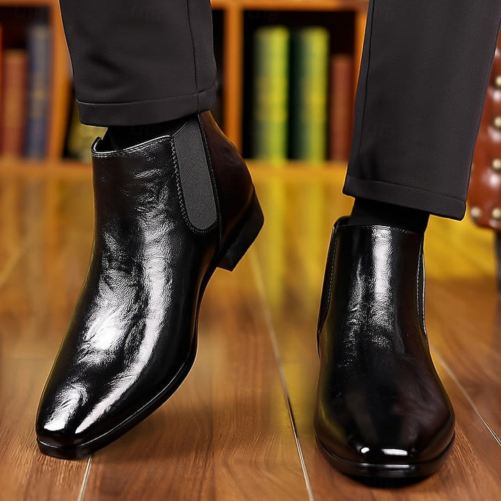 Emory | Polerte Ankel Chelsea Boots