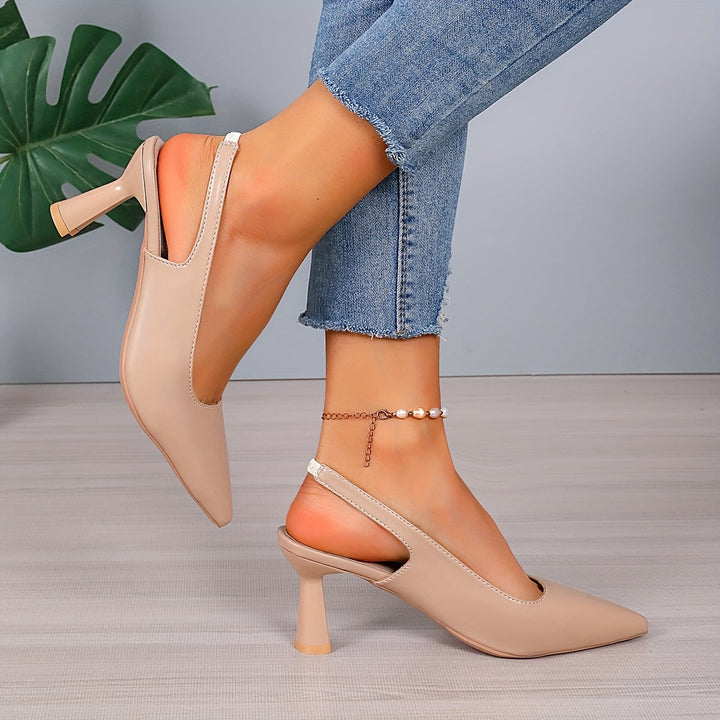 Sophia | Elegant Slingback Spisse Hæler