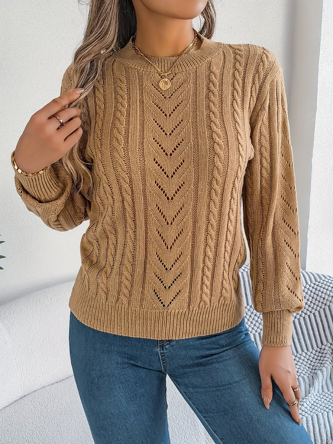 Blythe | Kabelstrikket Genser