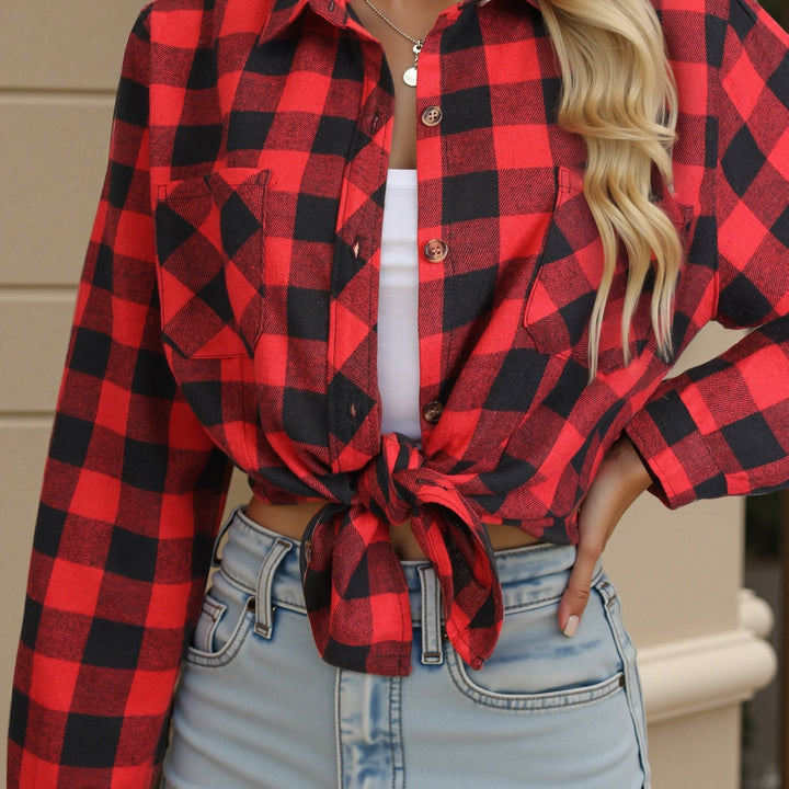 Everly | Casual Buffalo Check Skjorte