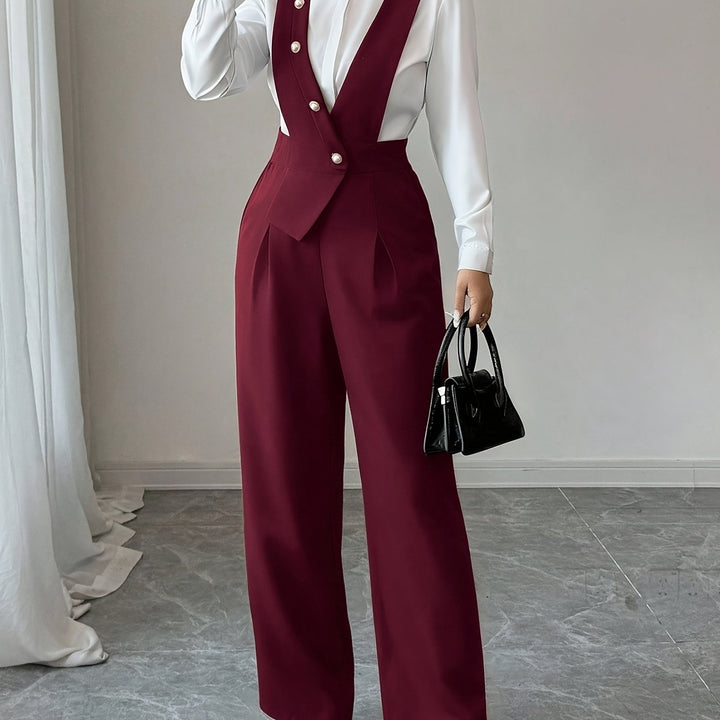 Coralie | Skreddersydd jumpsuit med vide ben