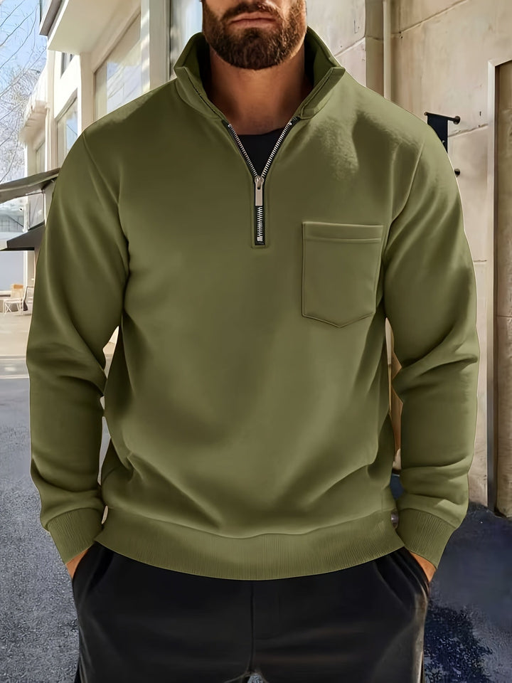 Calvin | Forfinet Half-Zip Genser
