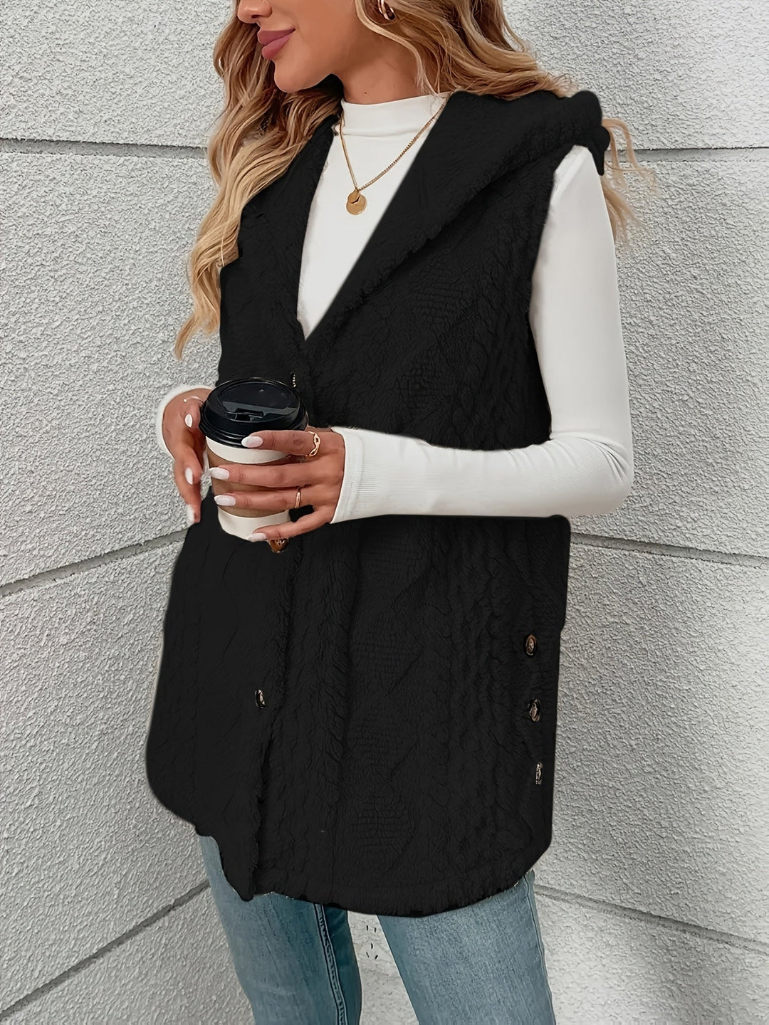 Lorna | Koselig vest uten hette