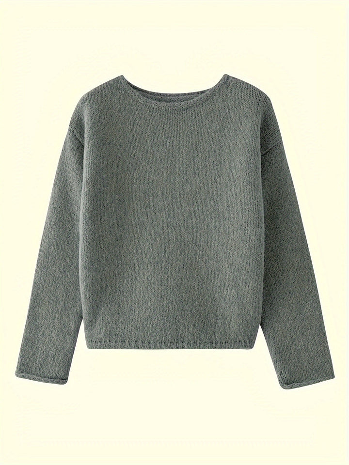 Noreen | Casual genser med rund hals