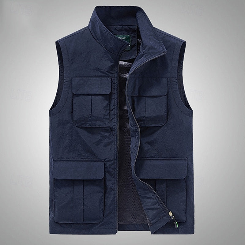 Gareth | Utility-vest med flere lommer