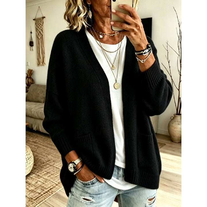 Iris | Casual Cardigan med Åpen Front