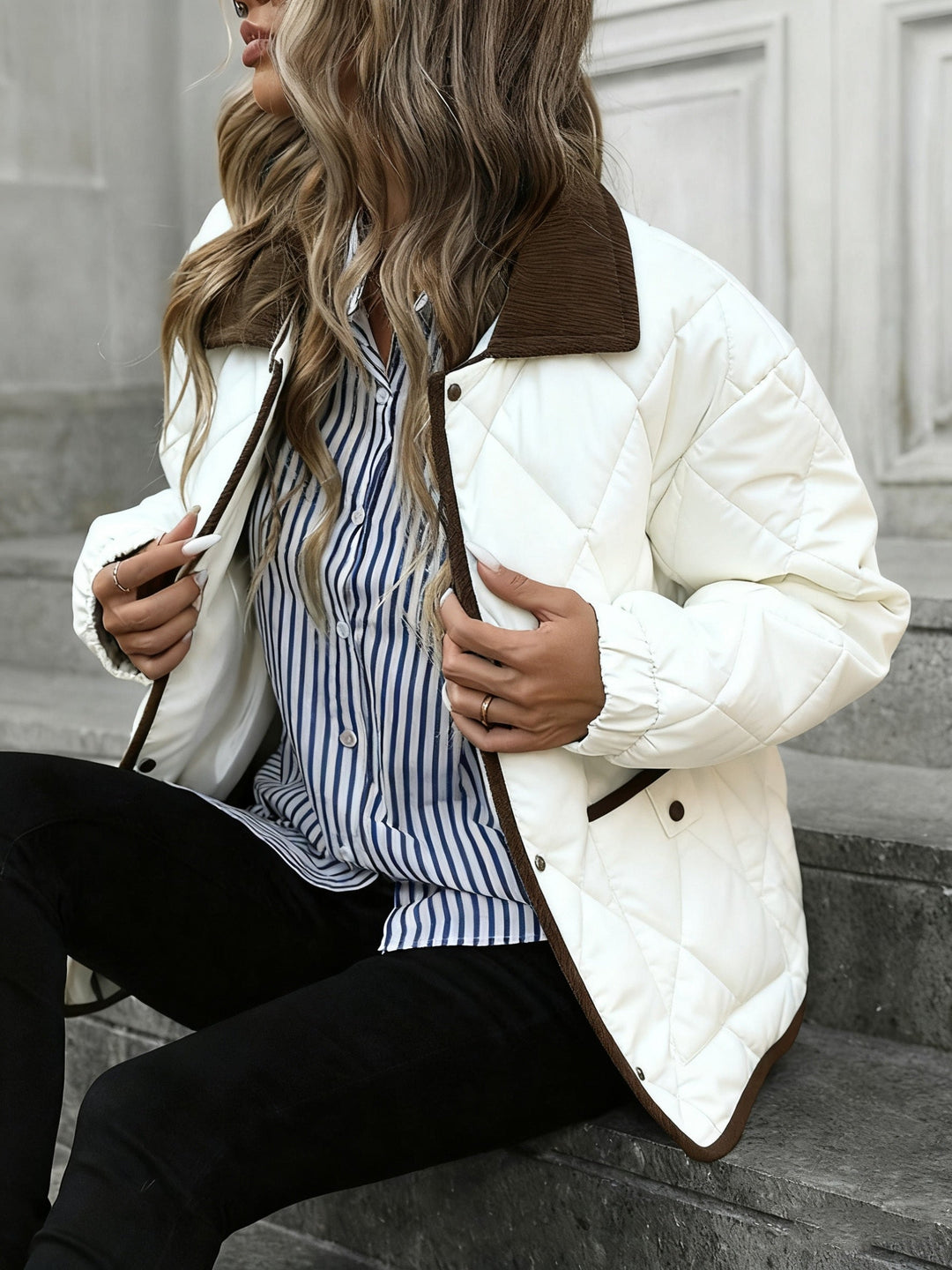 Imogen | Diamond Quiltet Polstret Jakke