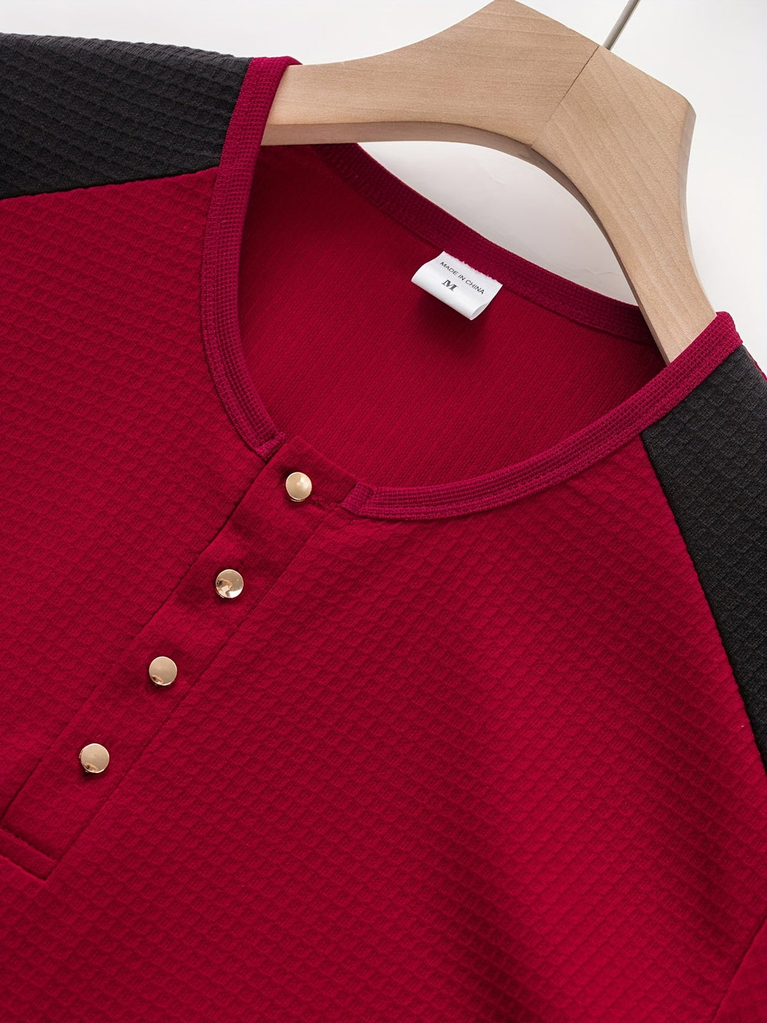 Curtis | Strukturert Langermet Henley