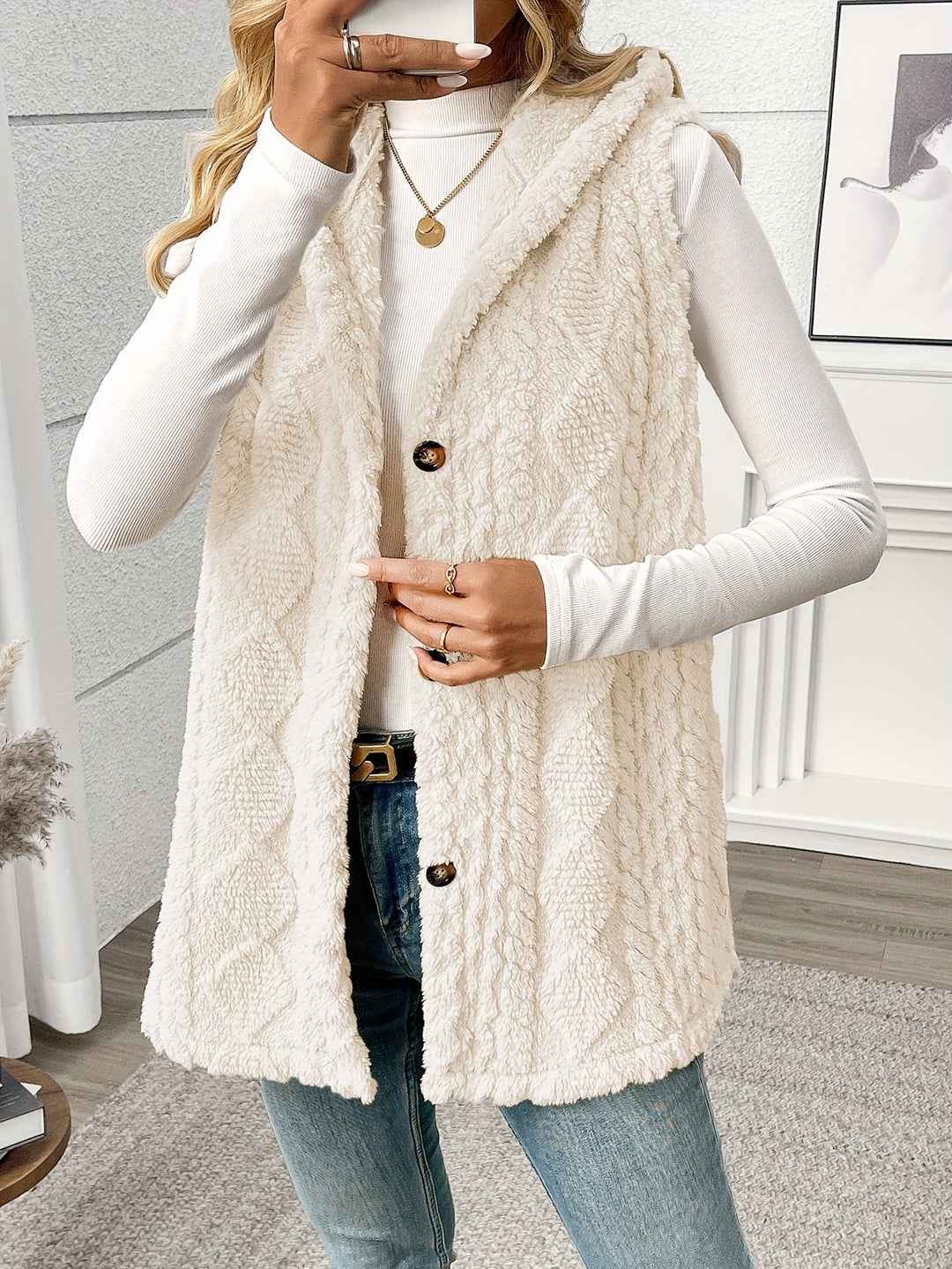 Lorna | Koselig vest uten hette