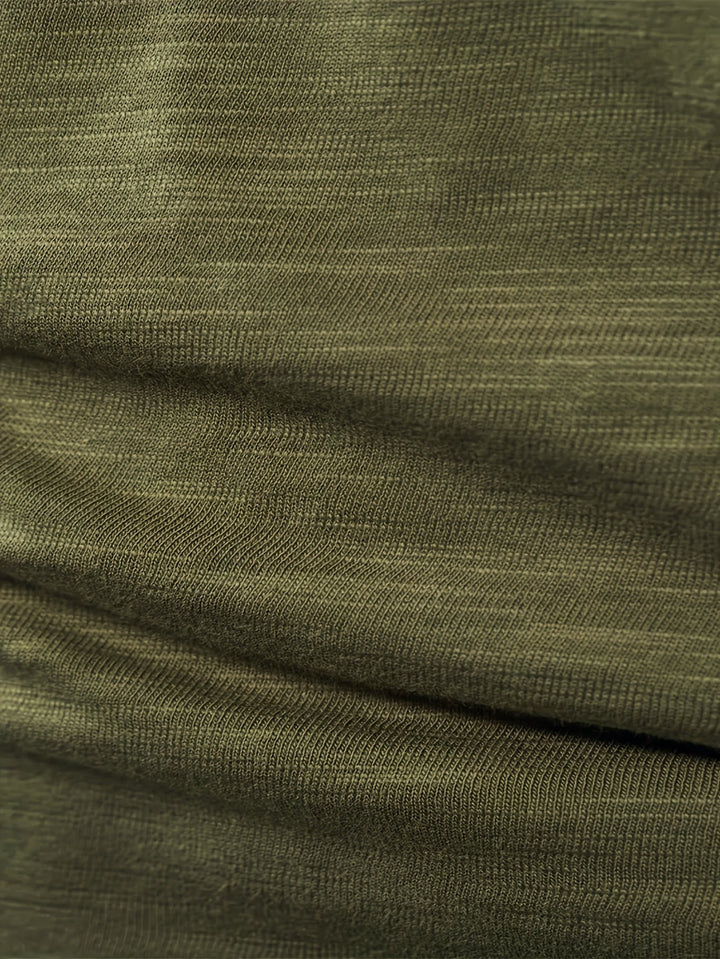 Dalton | Klassisk Henley med Knappelukking
