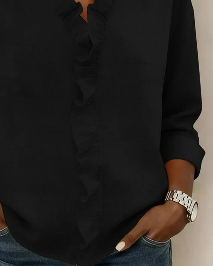Chloe | Lett V-hals Bluse