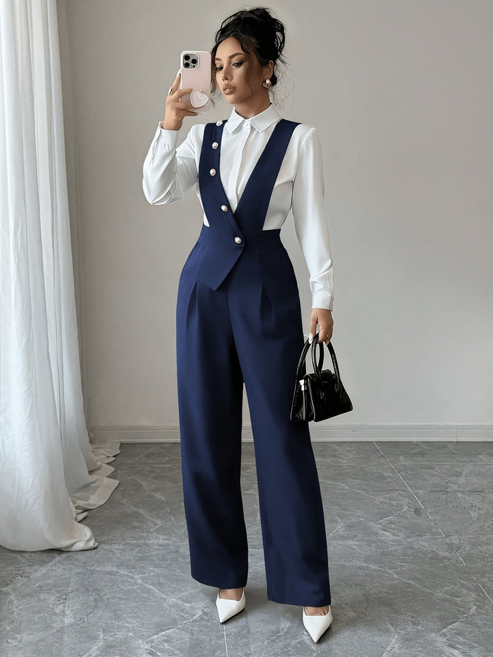 Coralie | Skreddersydd jumpsuit med vide ben