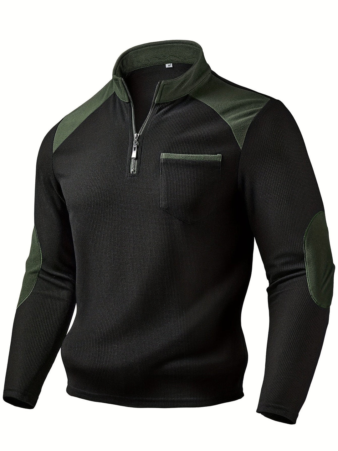 Rory | Strukturert Colorblock Quarter-Zip Genser