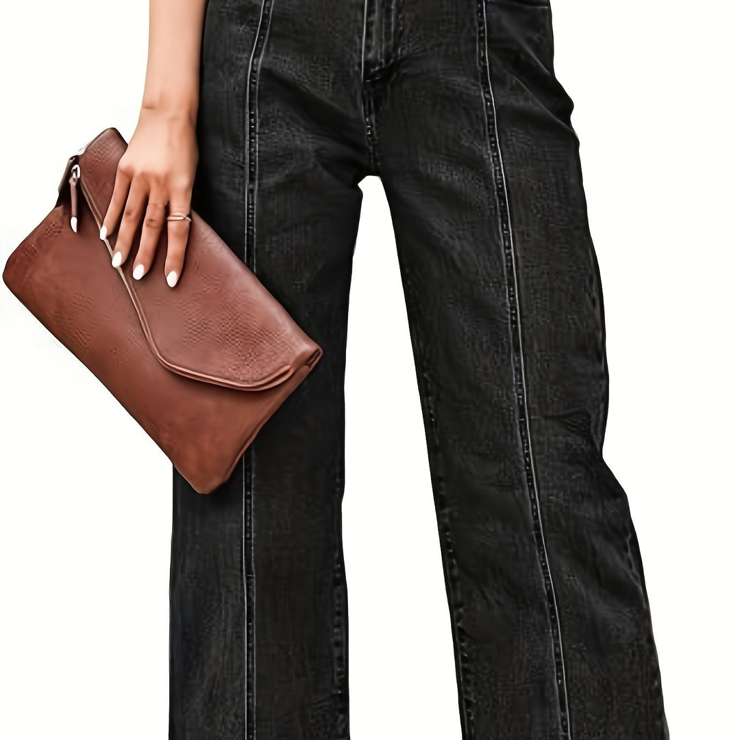 Denise | Tilpassede Croppede Rettbenede Jeans