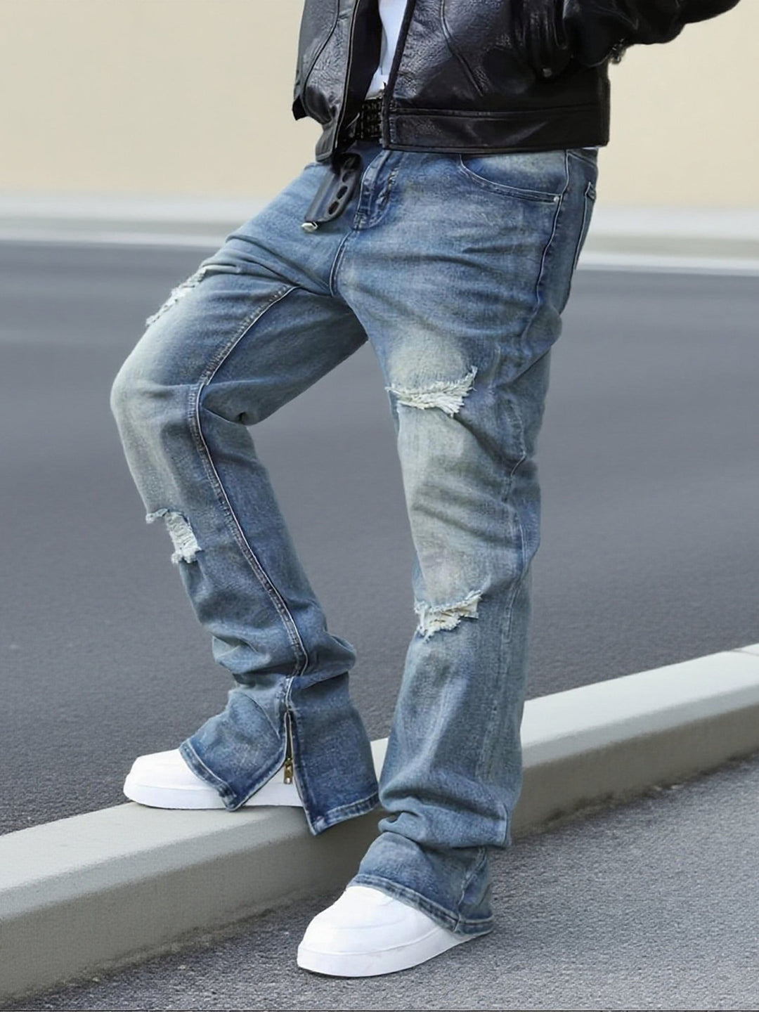 Easton | Avslappede jeans med rette ben
