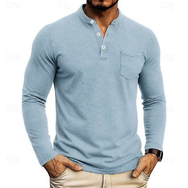 Weston | Klassisk Henley Langermet Skjorte