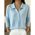 Eliza | Fin Krage Button Pullover