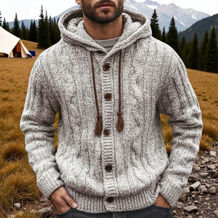 Graham | Kabelstrikket Hettejakke Cardigan