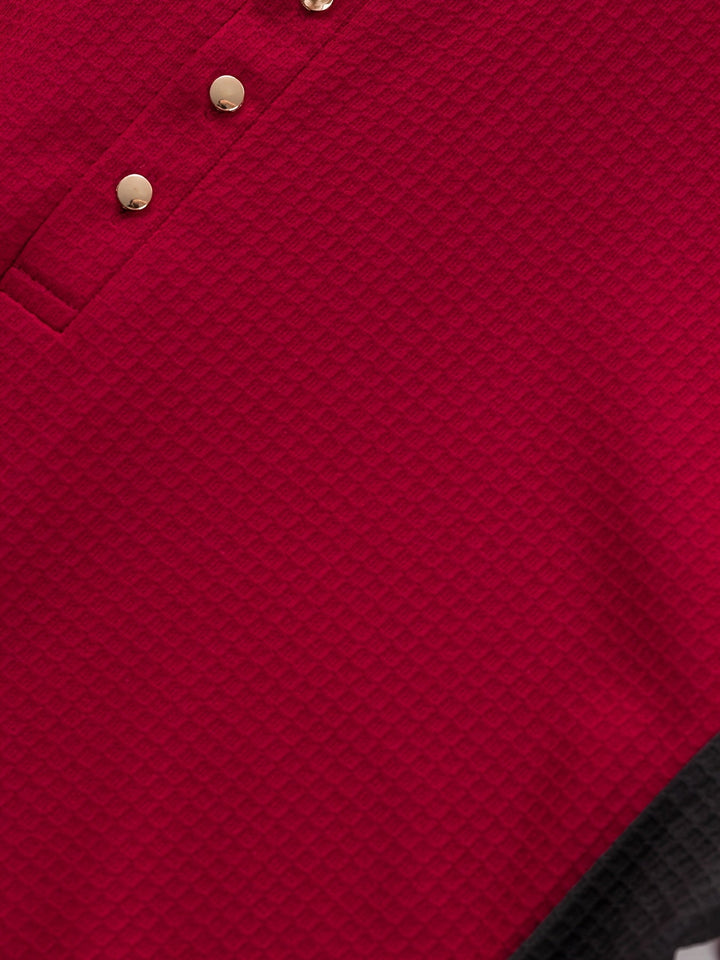Curtis | Strukturert Langermet Henley